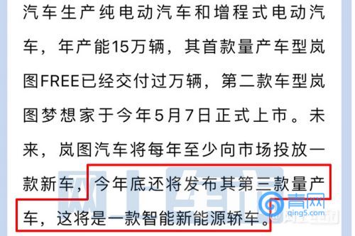 嵐圖首款轎車今年發(fā)布比蔚來(lái)ET5大 預(yù)計(jì)30萬(wàn)起售-圖5