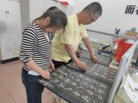 书清廉文化 创清廉校风——胶州市杜村小学举行粉笔字比赛